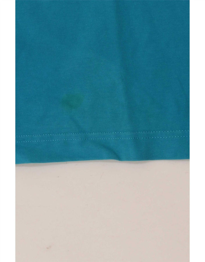 T-shirt da donna Adidas Top UK 12 cotone blu medio