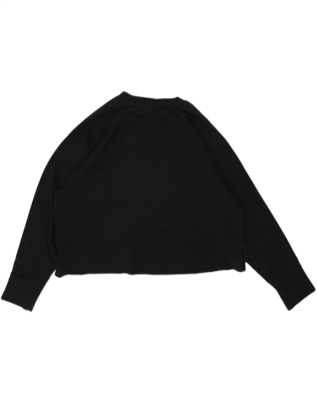Felpa oversize Nike Dri Fit Crop da donna, taglia UK 16, grande, nera