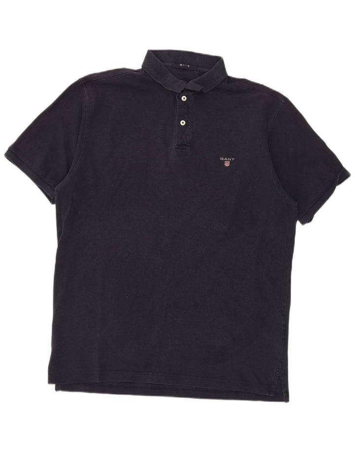 Polo da uomo Gant XL in cotone blu navy