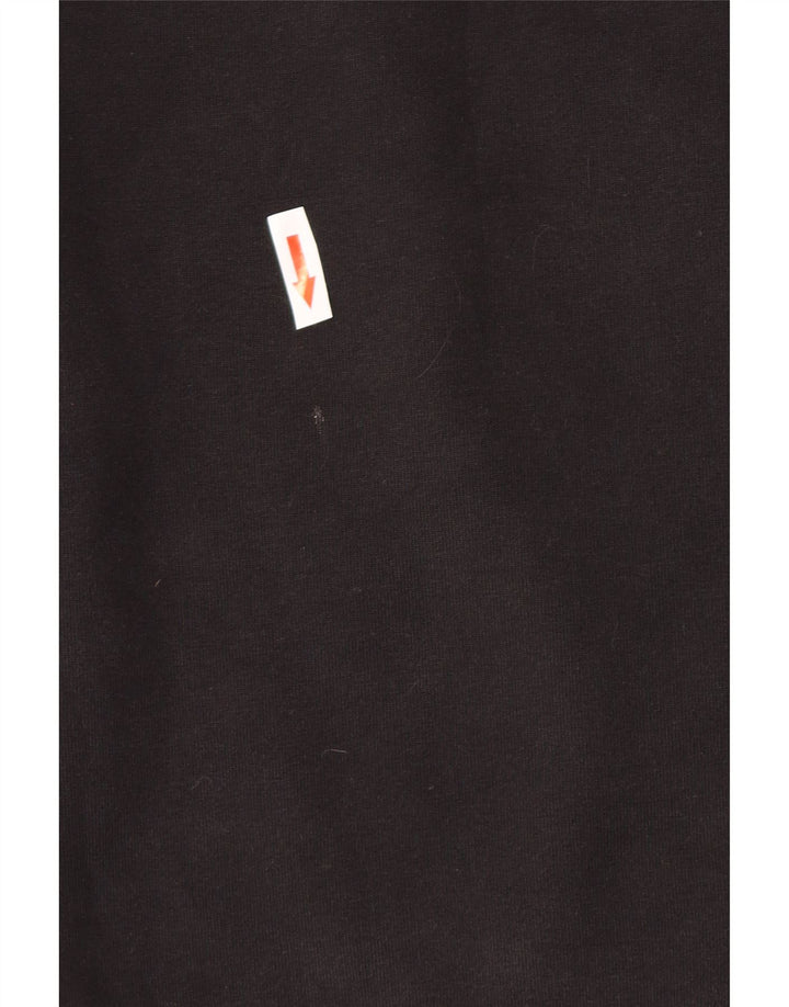 Felpa Adidas Uomo Maglione Grande Cotone Nero