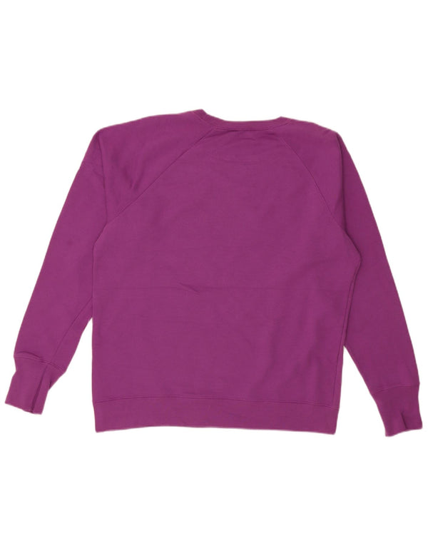 Felpa grafica da donna Champion Jumper UK 16 Large Purple Poliestere