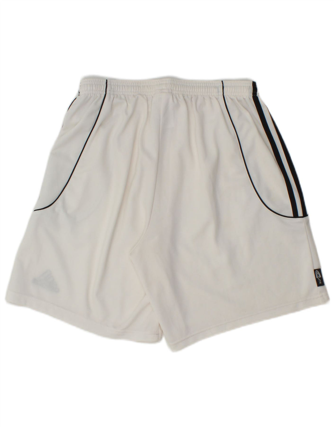 Pantaloncini sportivi Adidas Climalite da uomo di colore bianco medio in poliestere