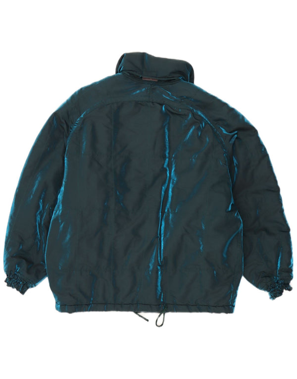 Giacca imbottita oversize con cappuccio da donna Ellesse IT 42 medio blu navy