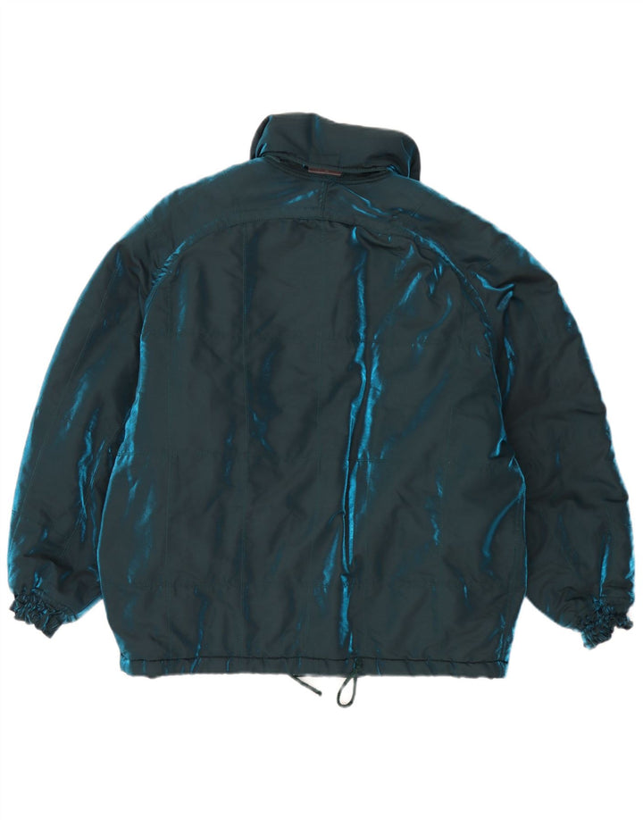 Giacca imbottita oversize con cappuccio da donna Ellesse IT 42 medio blu navy