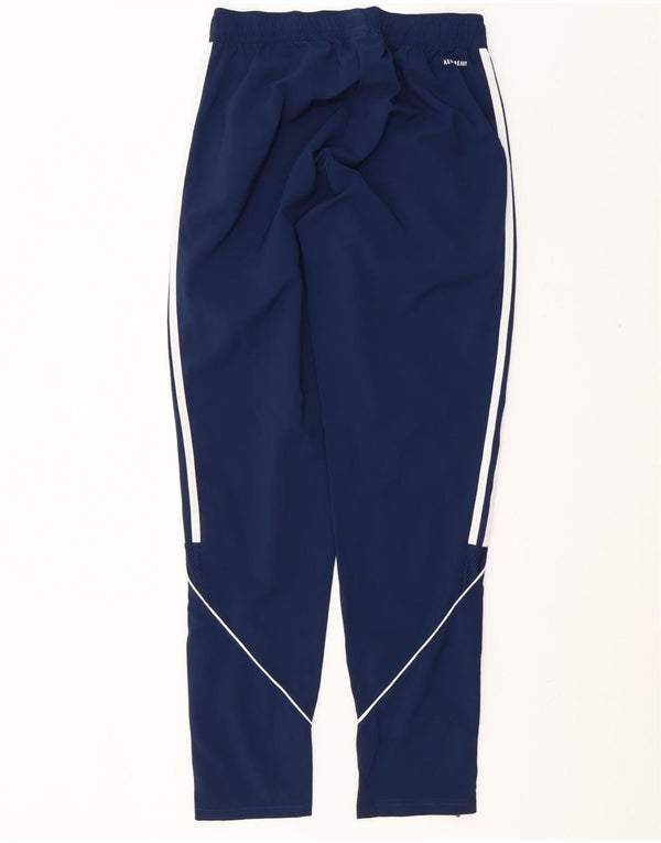 Pantaloni da tuta Adidas Aeroready da donna UK 10 Small Blu Navy