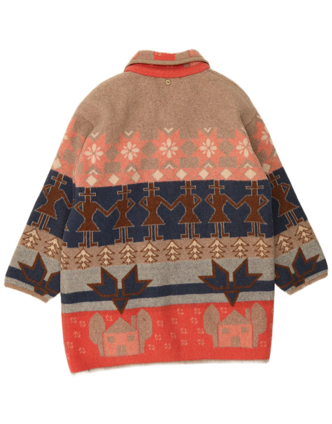 Soprabito da donna Amourelle UK 14 Novità Fair Isle multicolore medio