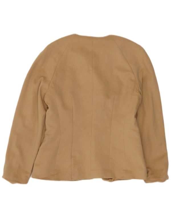 Giacca blazer a 6 bottoni da donna Escada di Margaretha Ley EU 38 Beige medio