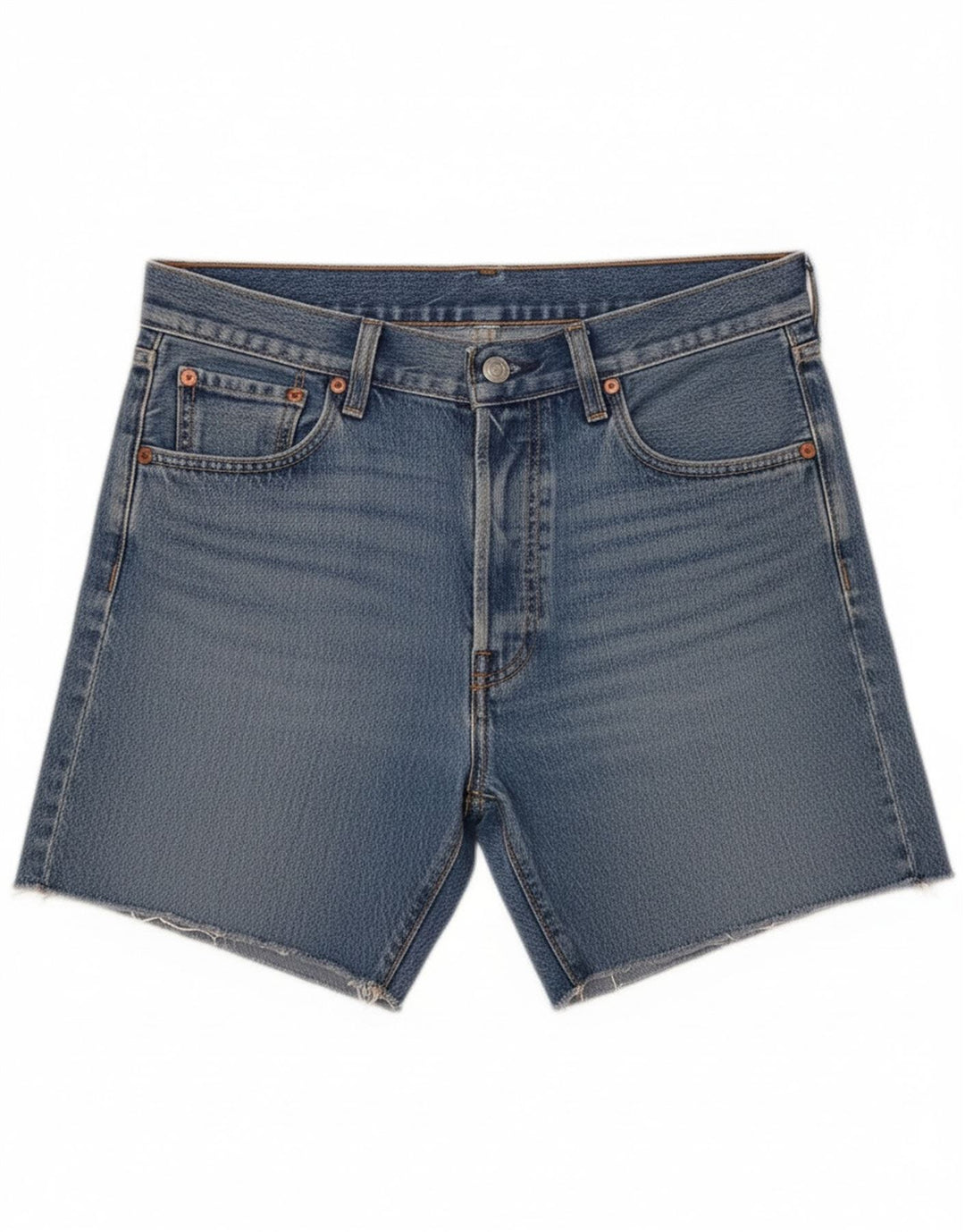 Pantaloncini di jeans Levi's 501 da uomo W30 in cotone blu medio
