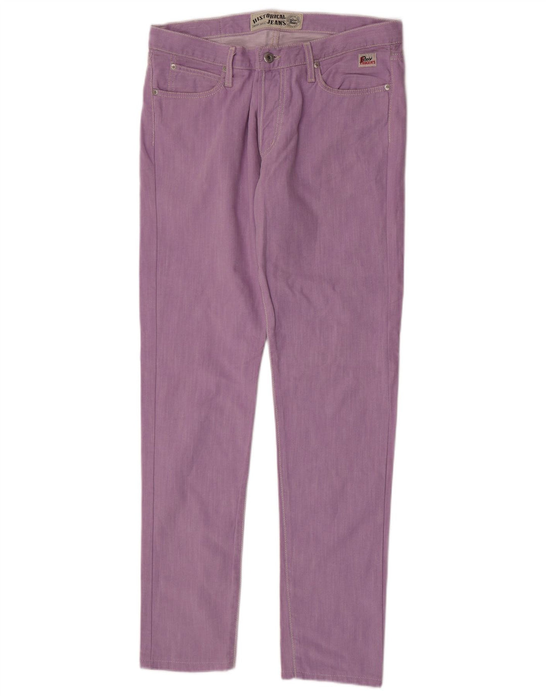 Jeans slim da donna Roy Rogers W33 L32 cotone viola