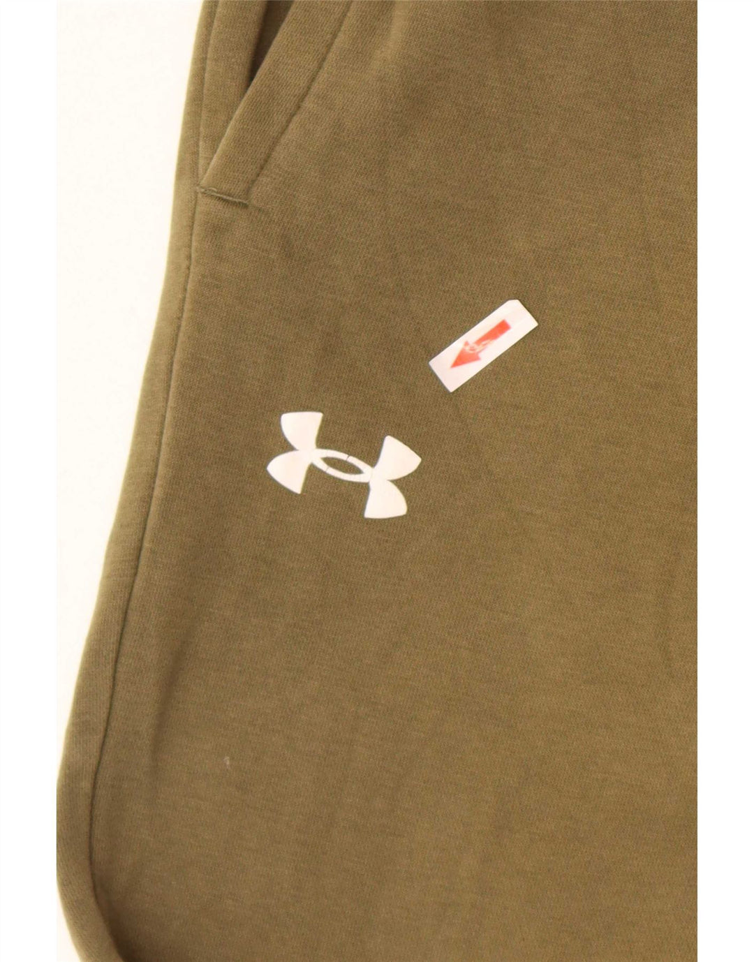 Pantaloni da tuta da uomo Under Armour da jogging in cotone kaki medio