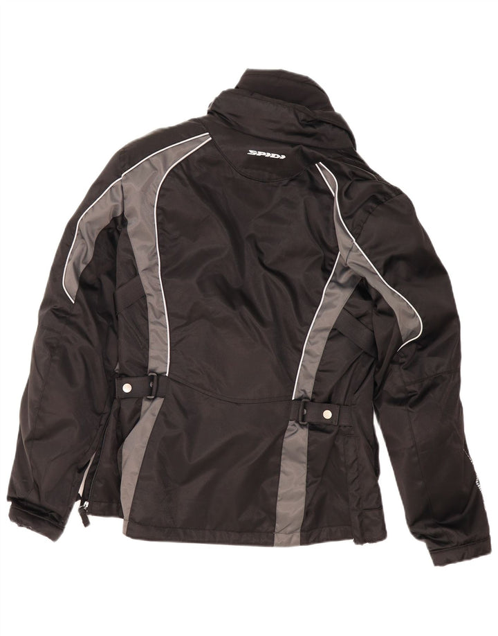 Giacca da corsa oversize da donna Spidi UK 10 Small Black Colourblock
