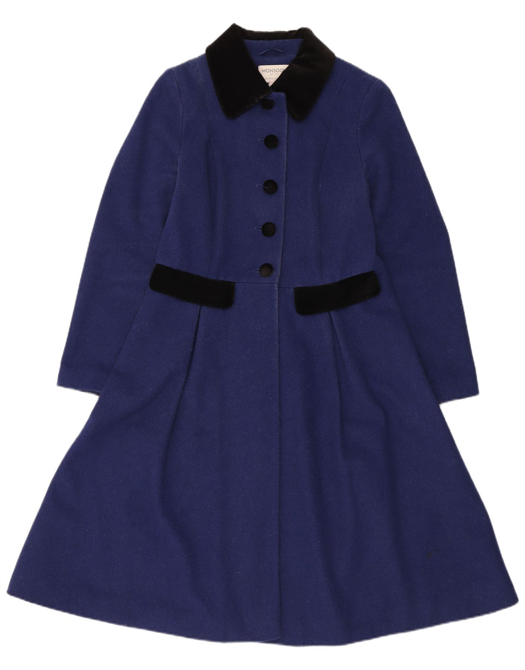 Cappotto da donna Monsoon UK 10 Small Blue Colourblock