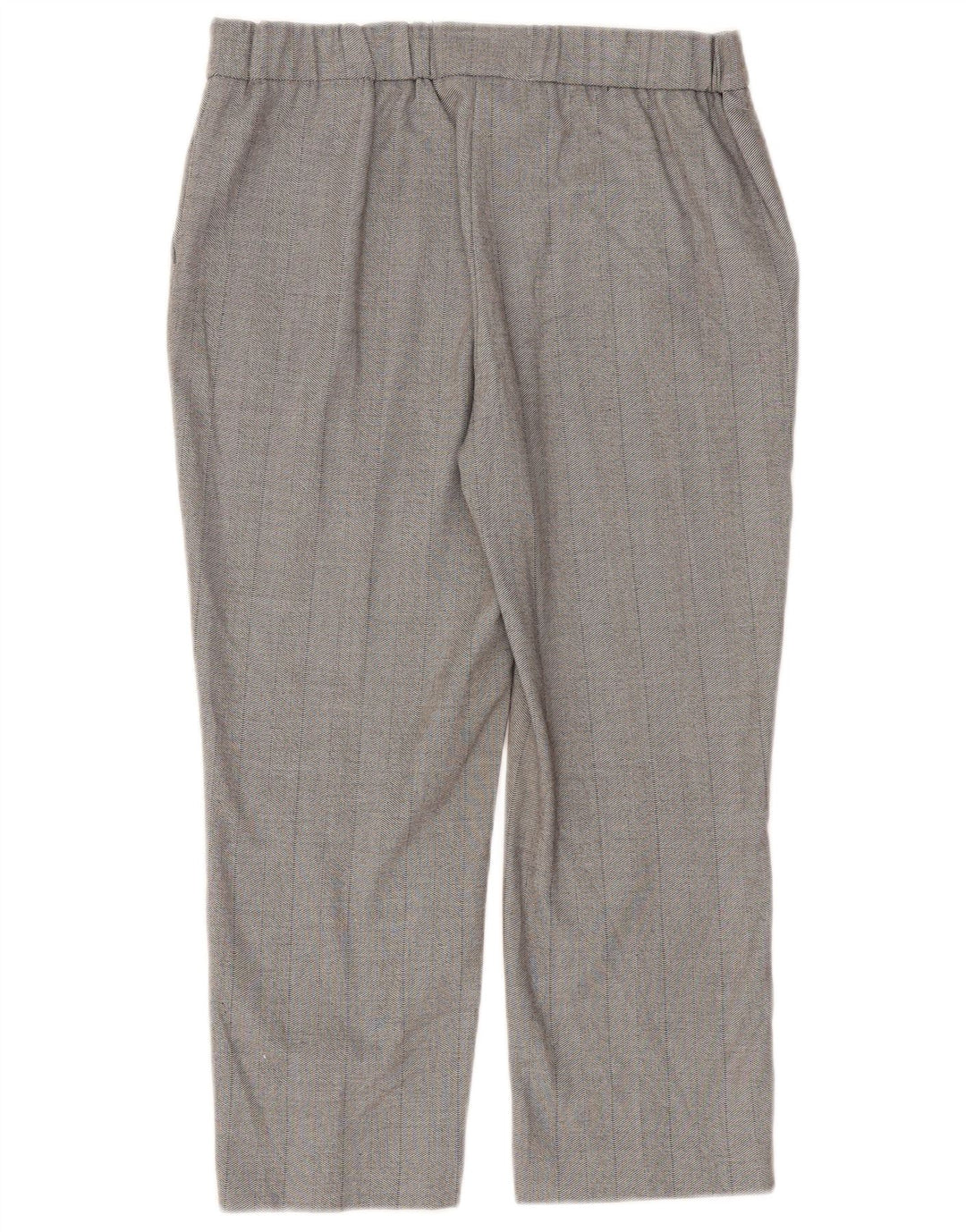 Pantaloni Capri dritti da donna Marks & Spencer UK 12 Medium W30 L23 Grigio
