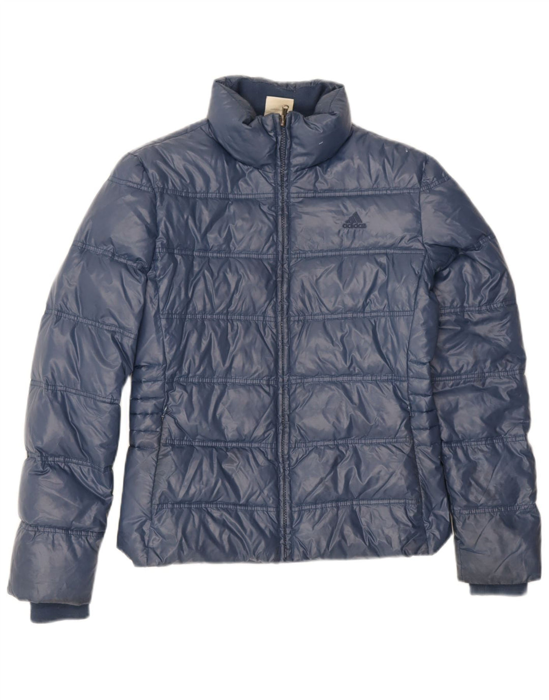 Giacca imbottita da donna Adidas UK 12 media blu navy in poliammide
