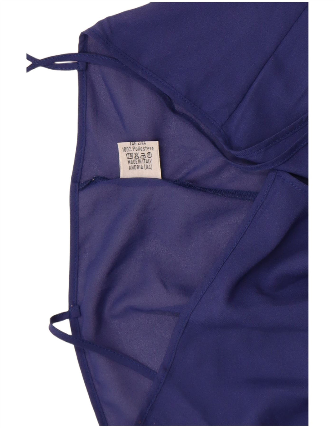 Abito sottoveste trasparente da spiaggia da donna vintage IT 44 Poliestere viola medio