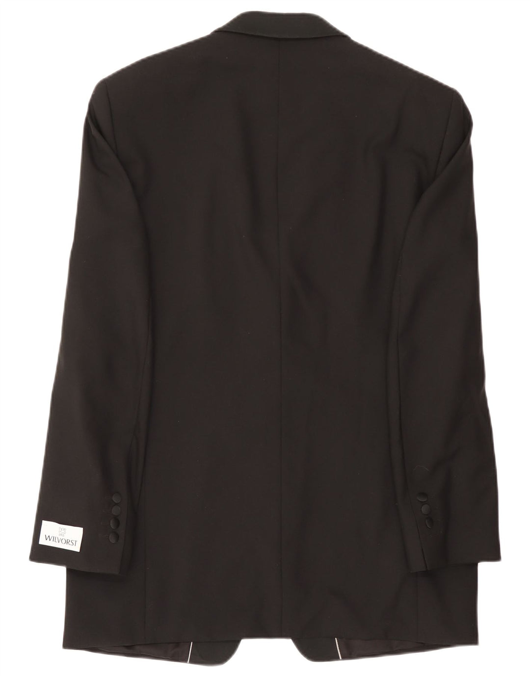 Giacca blazer da uomo a 1 bottone Wilvorst EU 50 grande lana nera