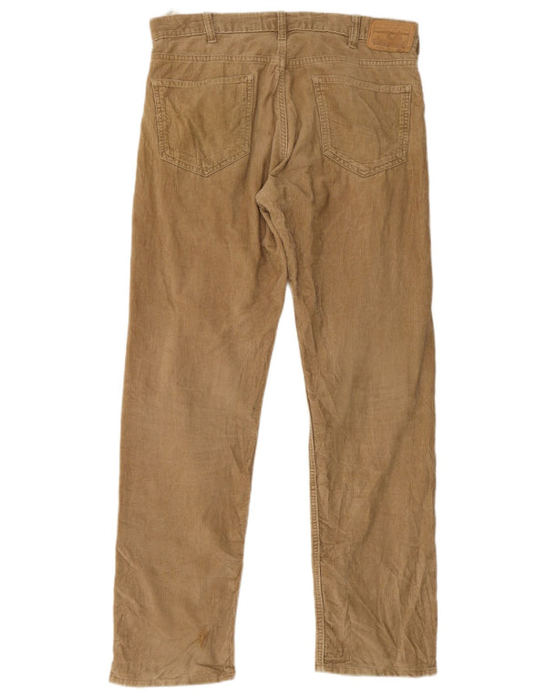 Pantaloni dritti da uomo in velluto a coste Patagonia W32 L32 in cotone beige
