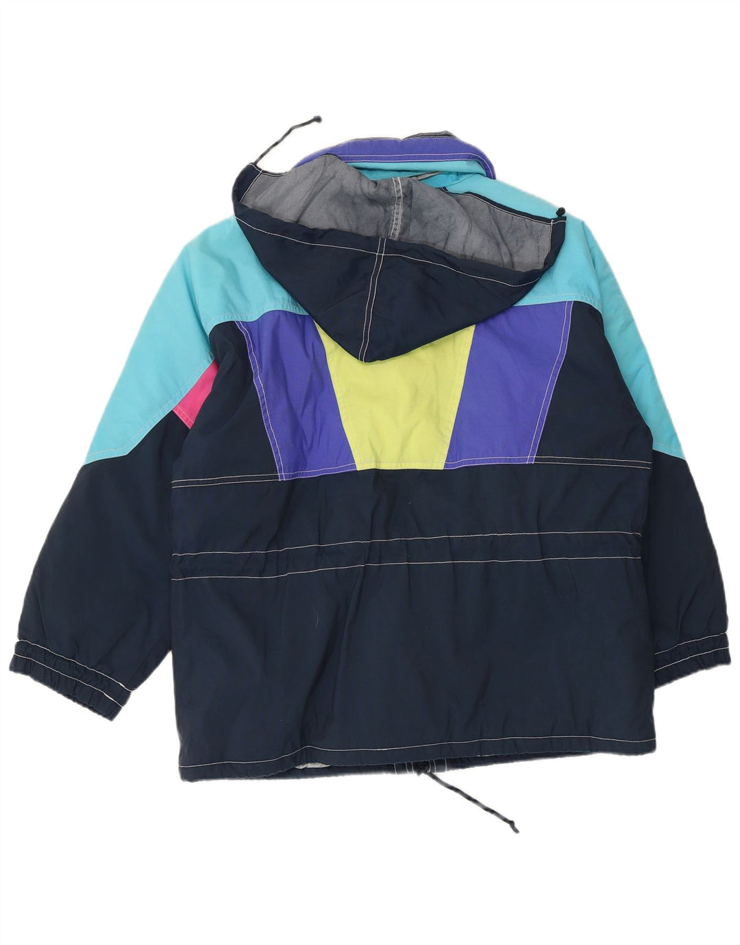 Giacca da sci con cappuccio da uomo Colmar UK 38 Medium Blu Navy Colourblock