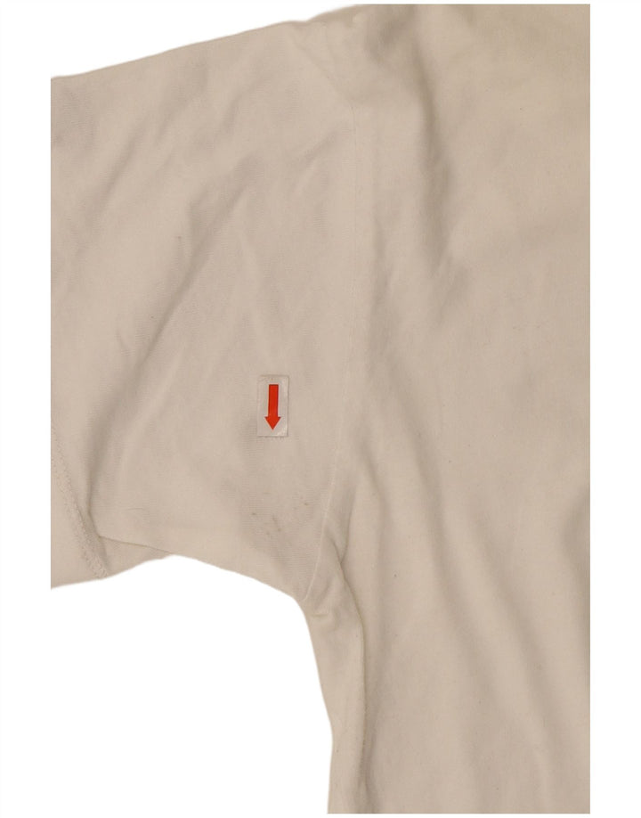 T-shirt grafica corta da donna Champion UK 14 Medium White