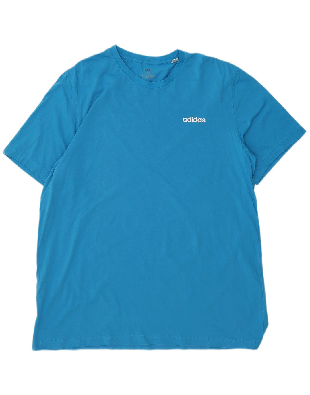 T-shirt da uomo Adidas Top 2XL in cotone blu