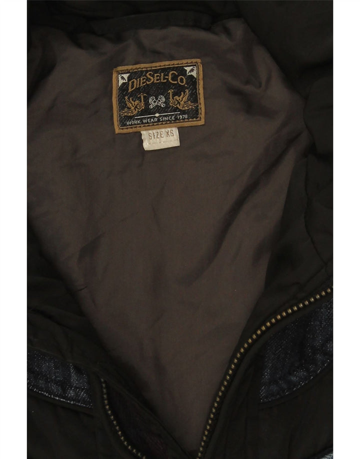 Giacca imbottita oversize con cappuccio da donna Diesel UK 6 XS nera