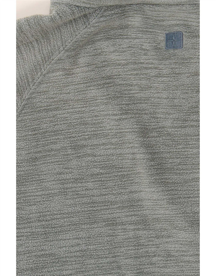 Maglione in pile da uomo con zip e collo Mountain Warehouse Blu medio