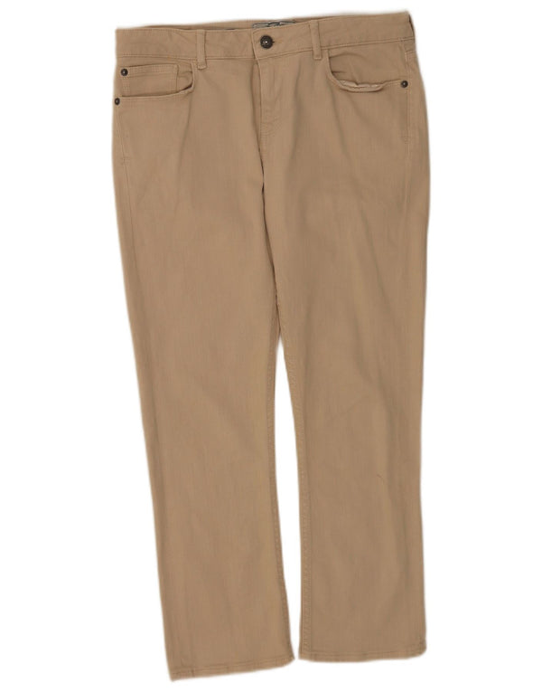 Pantaloni corti slim da donna Fat Face UK 10 Small W28 L24 Cotone beige