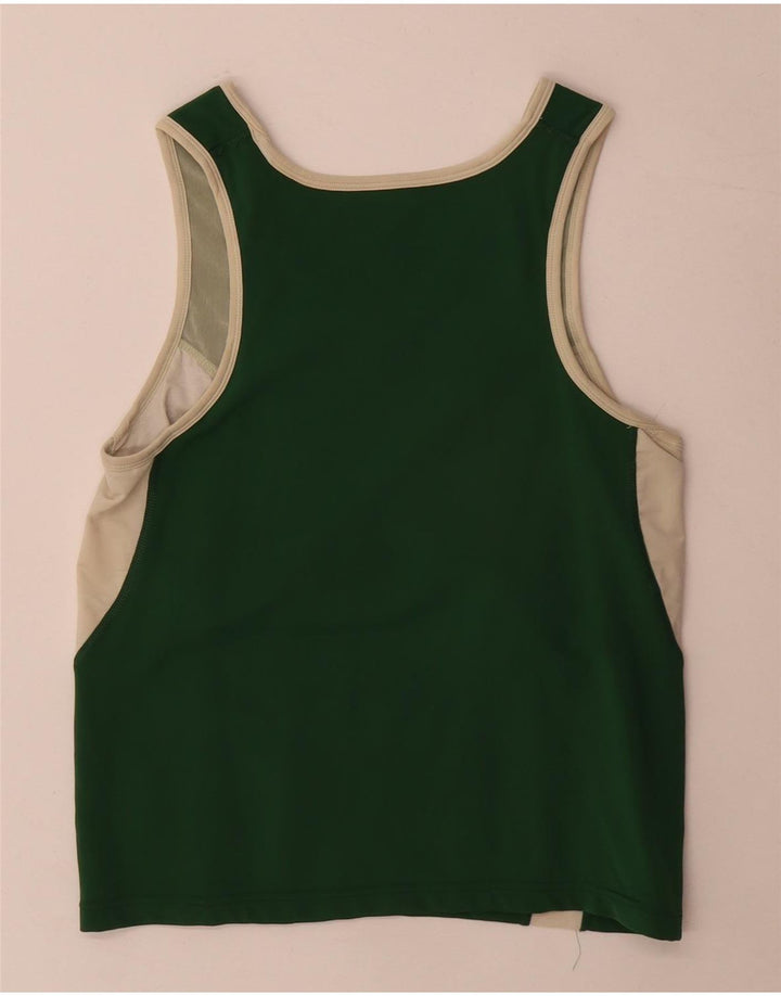 Canotta Nike da donna UK 14 Large verde color block