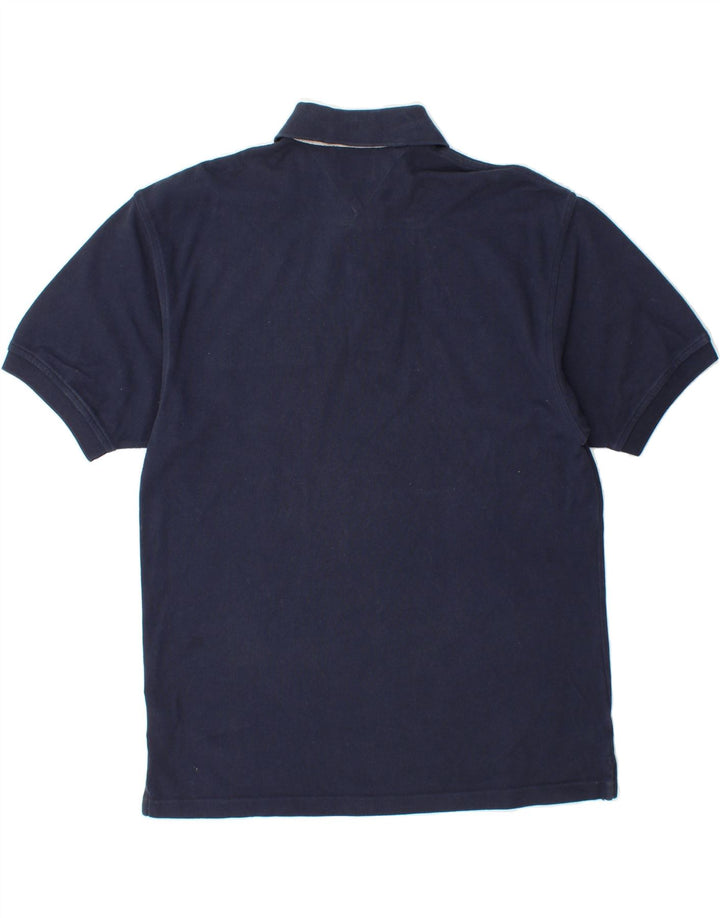 TOMMY HILFIGER Mens Polo Shirt Medium Navy Blue Vintage Tommy Hilfiger and Second-Hand Tommy Hilfiger from Messina Hembry 