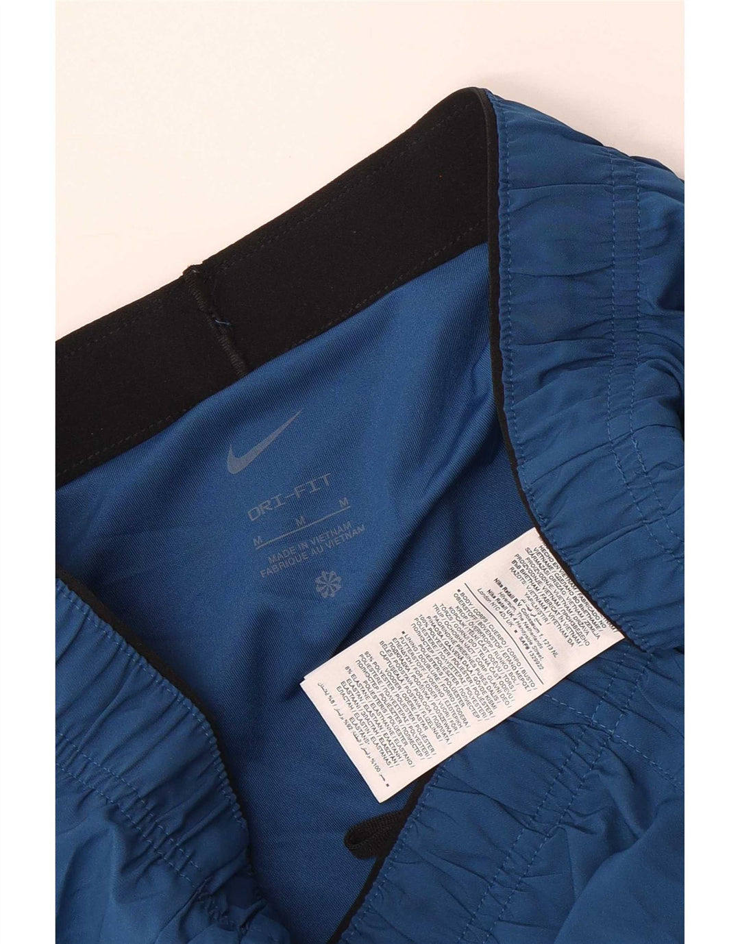 Pantaloncini sportivi Nike Dri Fit Graphic da uomo in poliestere medio blu navy