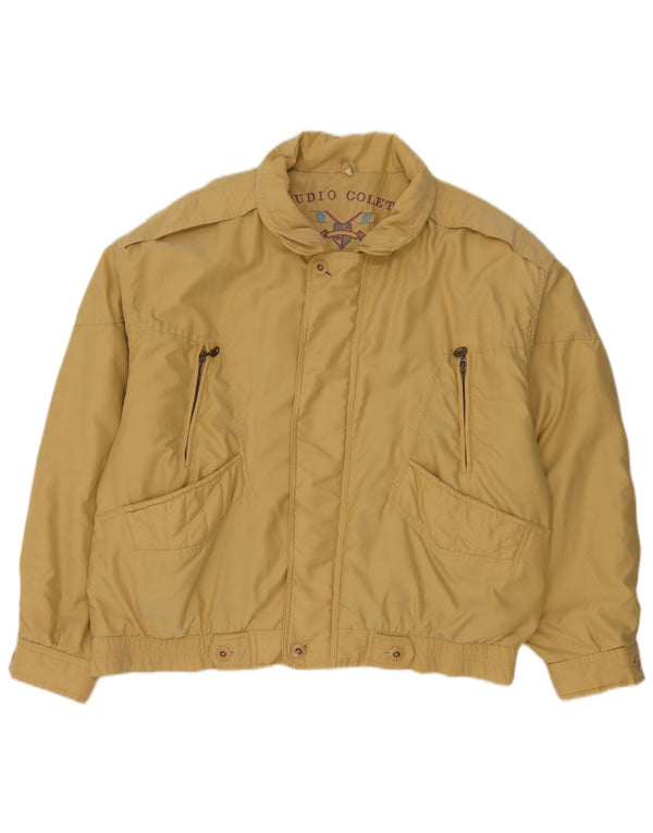 Giubbotto bomber da uomo Studio Coletti UK 42 XL nylon giallo