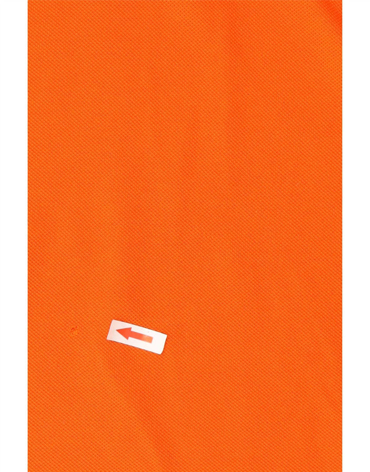 Polo da uomo Lacoste taglia 4, cotone arancione medio