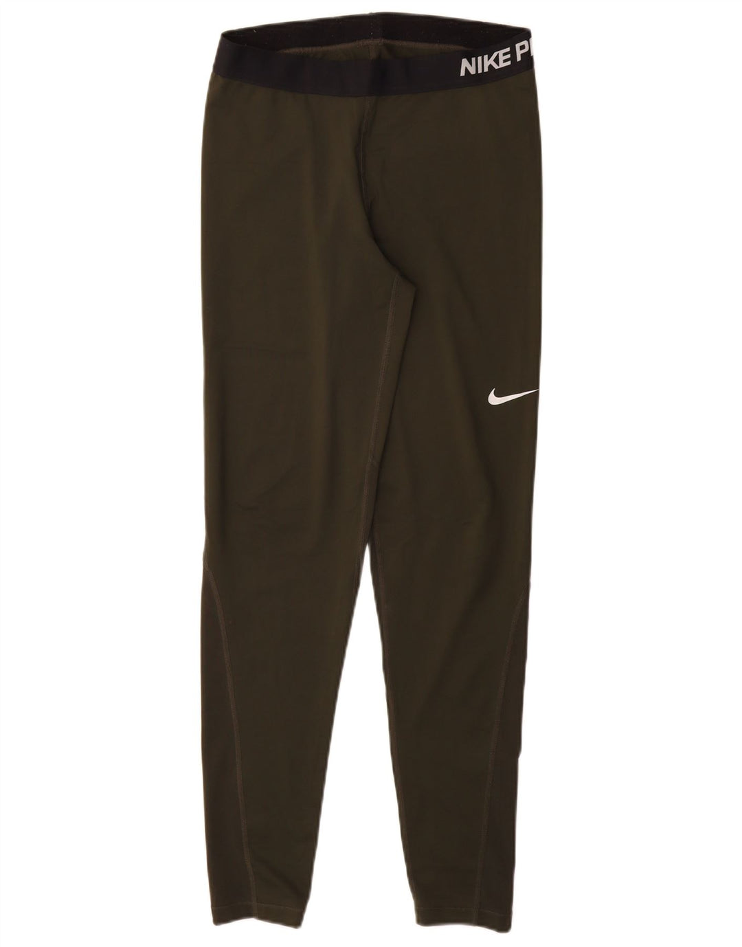 Leggings grafici NIKE da donna Dri Fit UK 14 grande poliestere kaki