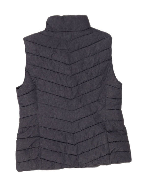 Gilet imbottito da donna Mountain Warehouse UK 14 Large in nylon blu navy