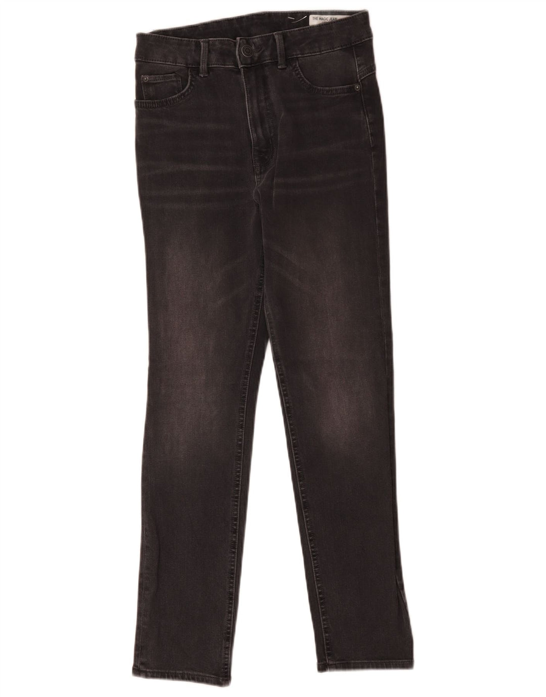 Jeans slim da donna Marks & Spencer UK 8 piccoli W26 L26 cotone grigio