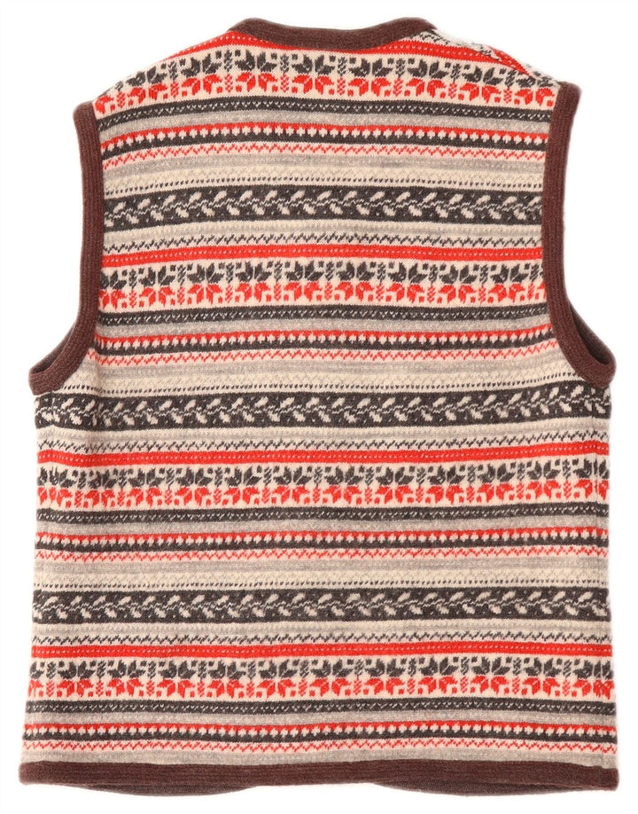 HAMMERSCHMID Maglione cardigan da donna UK 12 Medio multicolore Fair Isle