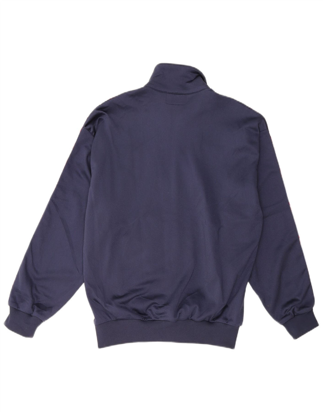 ASICS Womens Tracksuit Top Jacket IT 48 XL Navy Blue Polyamide