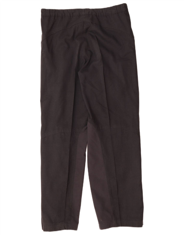 Pantaloni impermeabili da equitazione Adidas Uomo W34 L33 Poliammide grigio