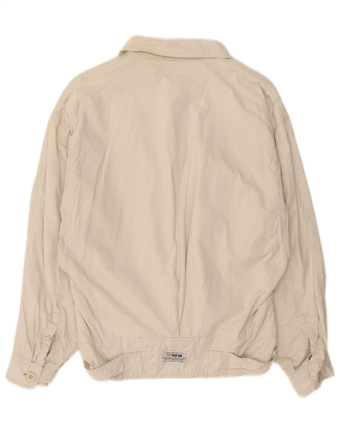 Giubbotto bomber da uomo POP 84 UK 38 cotone bianco sporco medio