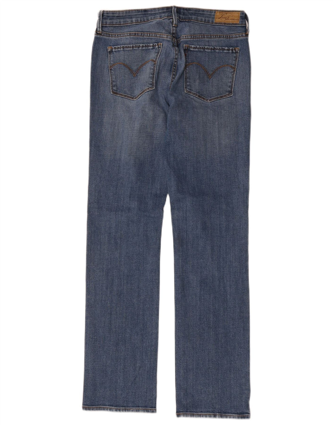 Jeans dritti leggermente curvy da donna Levi's US 6 medi W28 L30 cotone blu