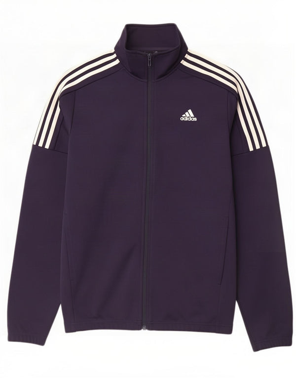 Giacca sportiva da uomo Adidas, giacca media, blu navy, in poliestere