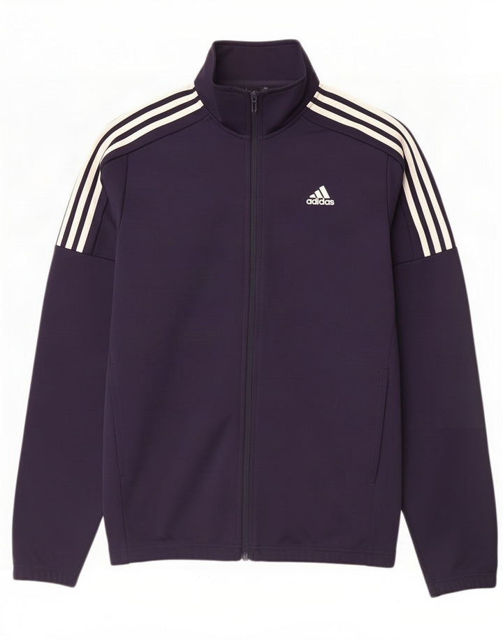 Giacca sportiva da uomo Adidas, giacca media, blu navy, in poliestere