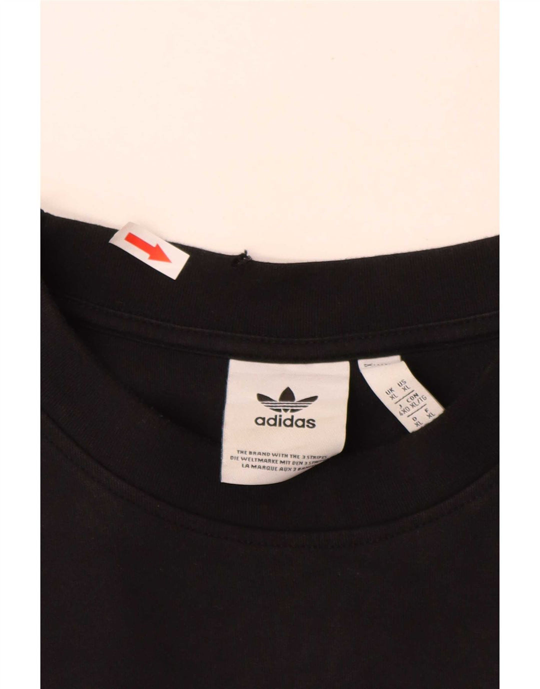 Felpa da uomo Adidas Jumper XL in cotone nero