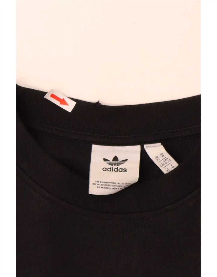 Felpa da uomo Adidas Jumper XL in cotone nero