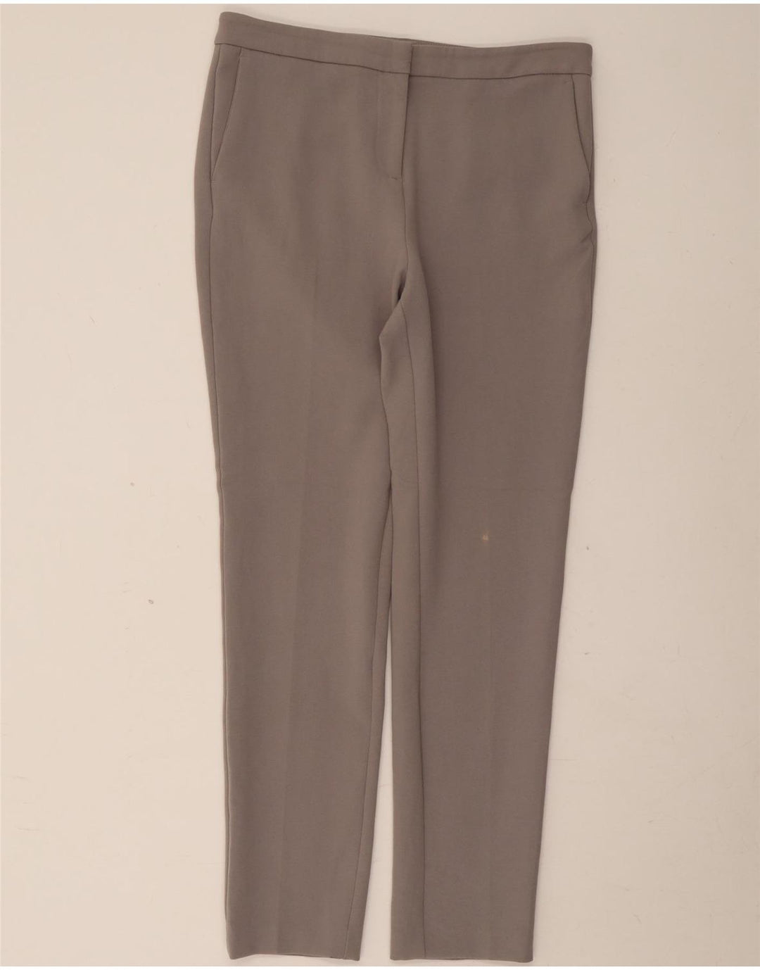 Pantaloni chino slim da donna Marks & Spencer UK 12 Medium W32 L29 Grigio