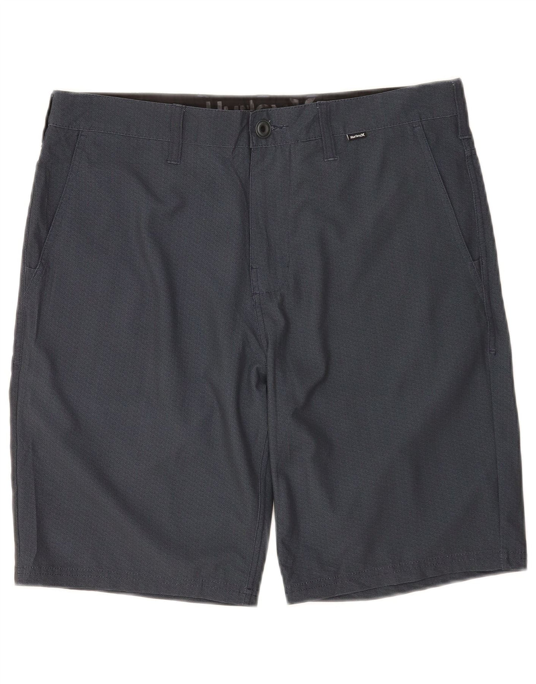Pantaloncini chino da uomo Hurley W32 poliestere blu navy medio