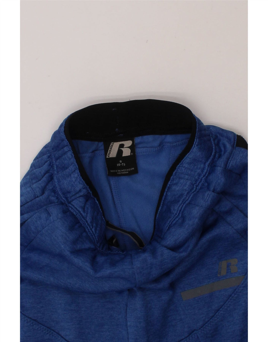 RUSSELL ATHLETIC Boys Tracksuit Trousers Joggers 6-7 Years Small  Blue Vintage Russell Athletic and Second-Hand Russell Athletic from Messina Hembry 