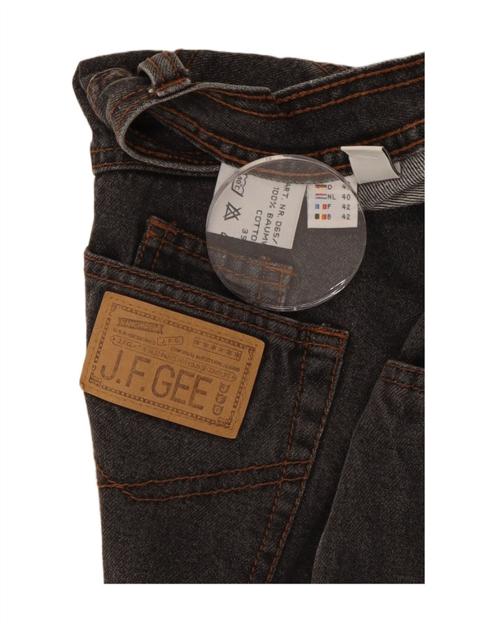Gonna in denim da donna JOHN F GEE EU 40 media W28 cotone grigio