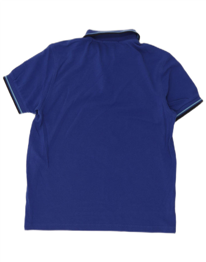 FRED PERRY Polo da uomo slim fit piccola in cotone blu navy
