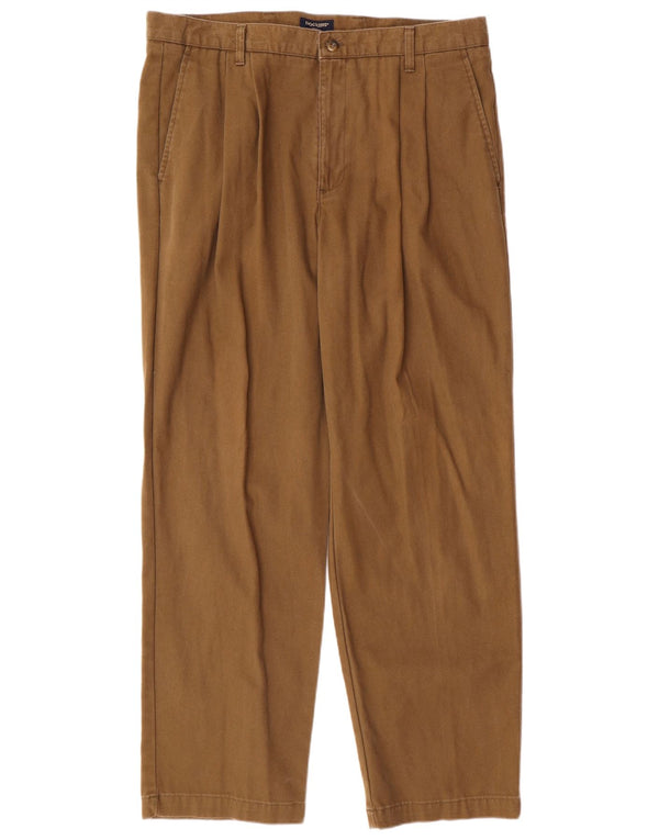 Pantaloni chino con pegged da uomo Dockers color kaki W38 L32 classico in cotone beige